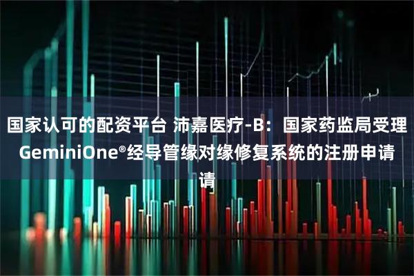 国家认可的配资平台 沛嘉医疗-B：国家药监局受理GeminiOne®经导管缘对缘修复系统的注册申请